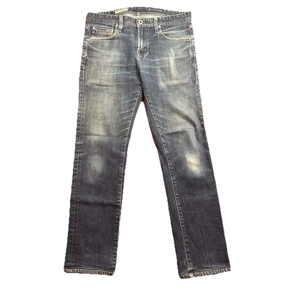 AG Adriano Goldschmied The Matchbox Jeans Mens‎ 30x29 Blue Slim Straight Denim